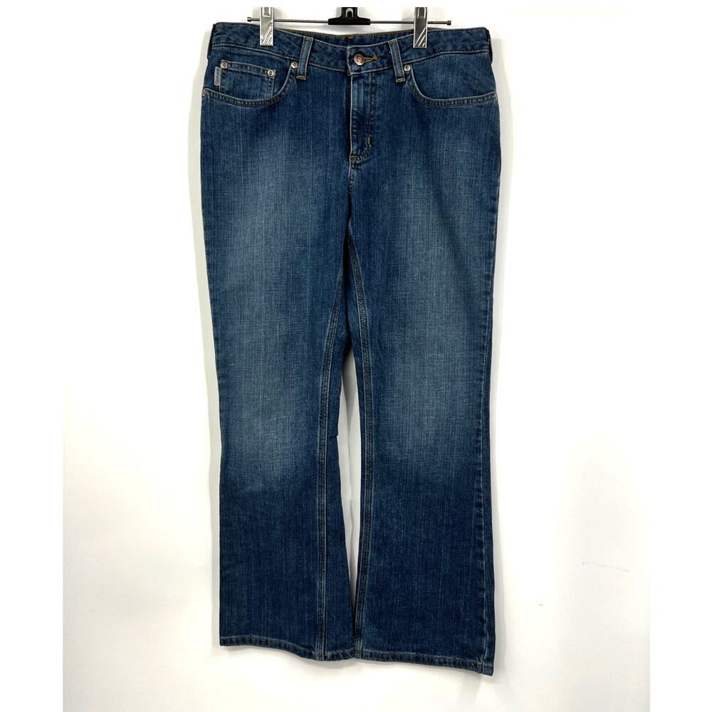 Carhartt‎ Jeans Womens Original Fit WB001 Mid Rise Boot Cut Ankle Jeans Size 8
